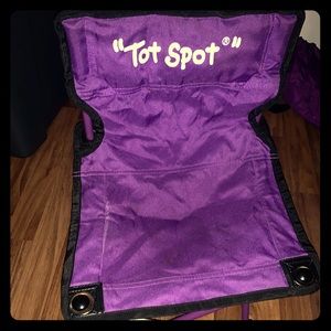 2 purple children chairs